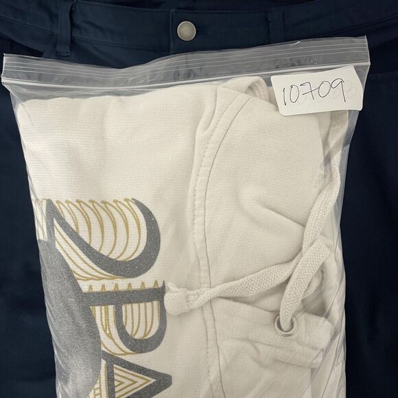 2Pac Shakur Cross Colours Hoodie Mens Large White Graphic Hip Hop Rap Pullover - Picture 13 of 13